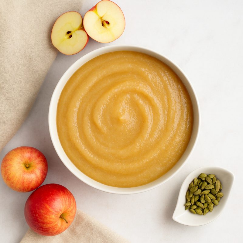 Compote de pommes à la cardamome